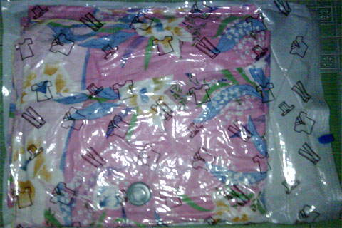 Gấp đôi túi hút chân không